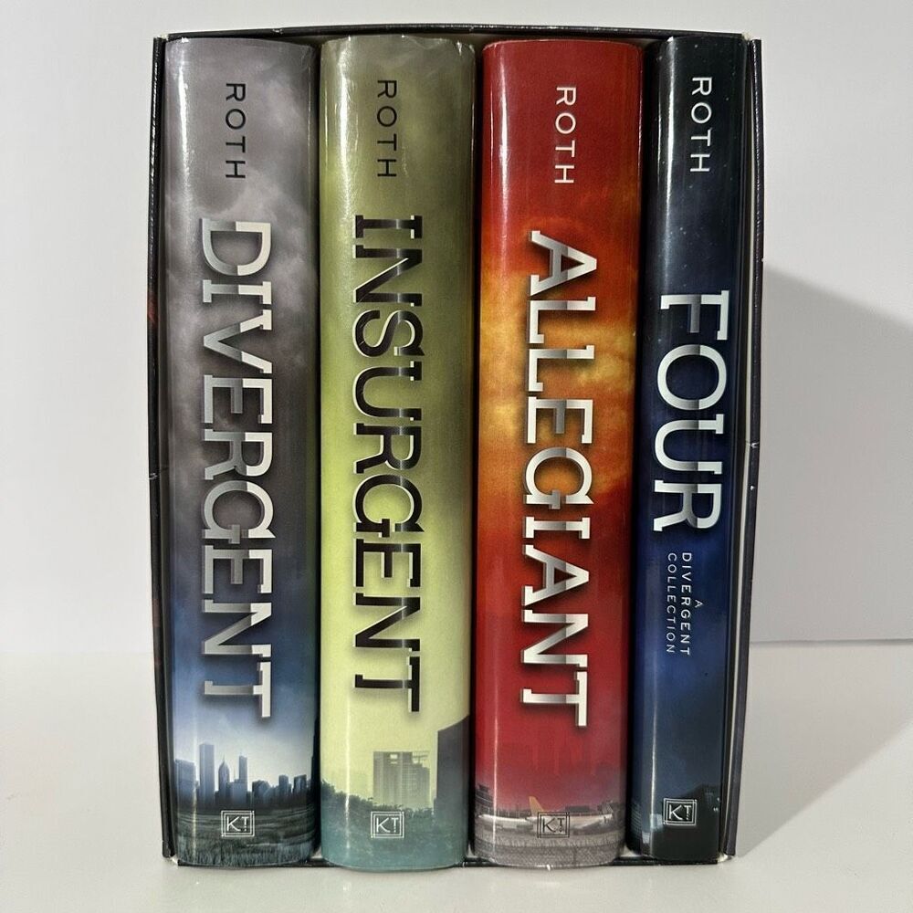 DIVERGENT Collection Boxed Book Set 1st Edition 4 Hardbacks with Slipcase | Vero